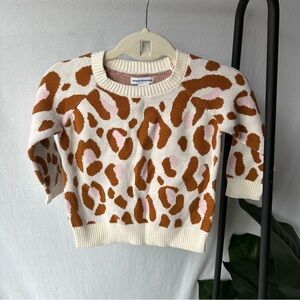 Amazon Essentials Cheetah Sweater / Size 2T
